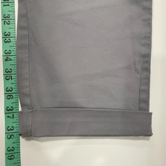 SMART SET Light Gray Cotton Pants Mid-Rise ~ Size 12 with tags - Picture 8 of 15